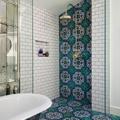 TRENDING IN HOME DESIGN & DECOR: BOLD PATTERNED TILES - Arrow Hill Cottage