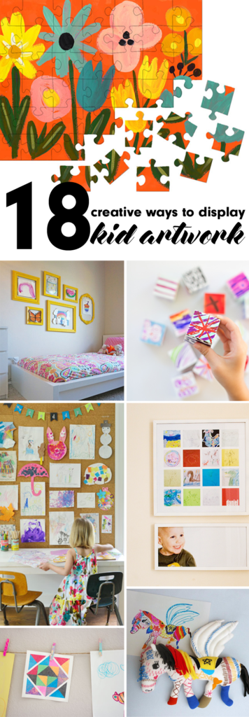 Cute and Easy Kid's Art Display Ideas • Craving Some Creativity