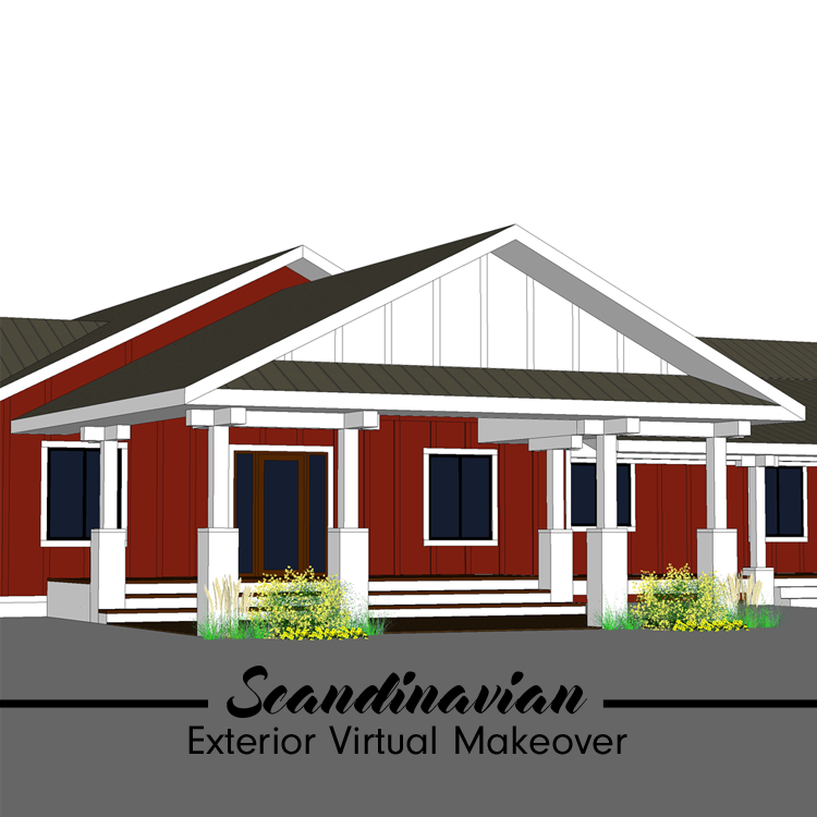 Scandinavian Styled Exterior Makeover Takeover Arrow Hill Cottage